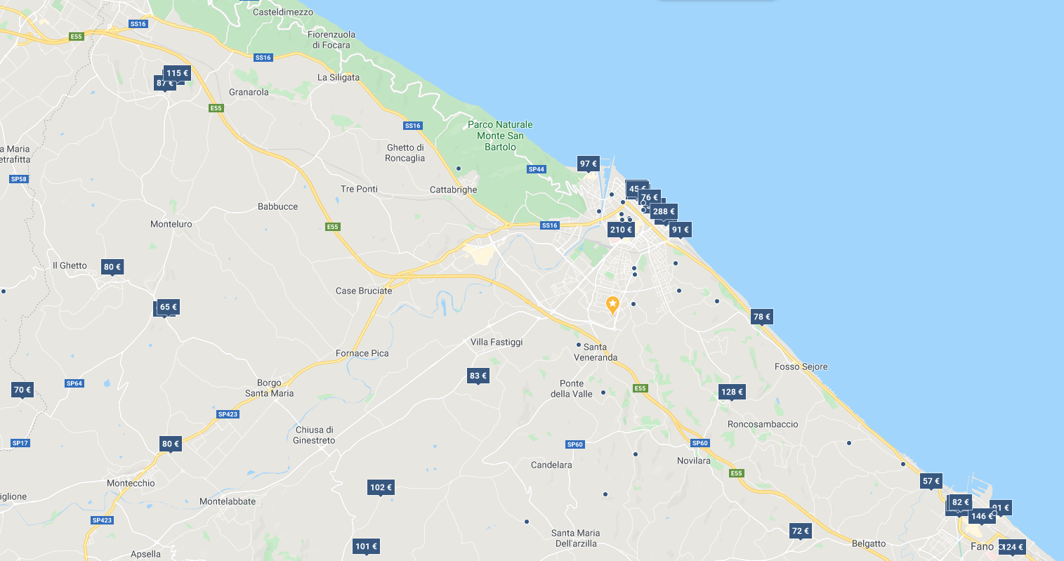 Casa vacanze Pesaro, appartamento vacanza in affitto